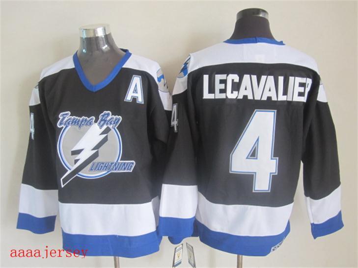 Tampa Bay Lightning retro ice hockey jersey M-3XL 坦帕湾闪电队复古冰球服 1