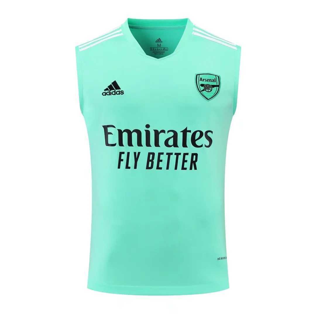 21-22 Arsenal vest training suit kit green 3