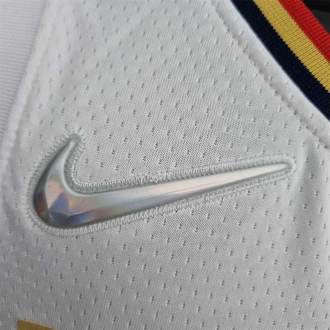 2022 New Orleans Pelicans City Edition Williams #1 White NBA Jersey 2