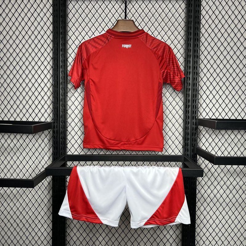 24-25 Nottingham Forest Home Kid Kits Youth Apparels Football AAAAJersey Yupoo 3