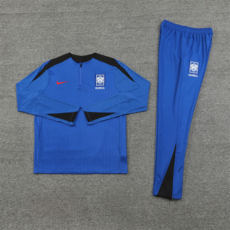 2024 South Korea Long Sleeve Training Suit Football Shirts 3