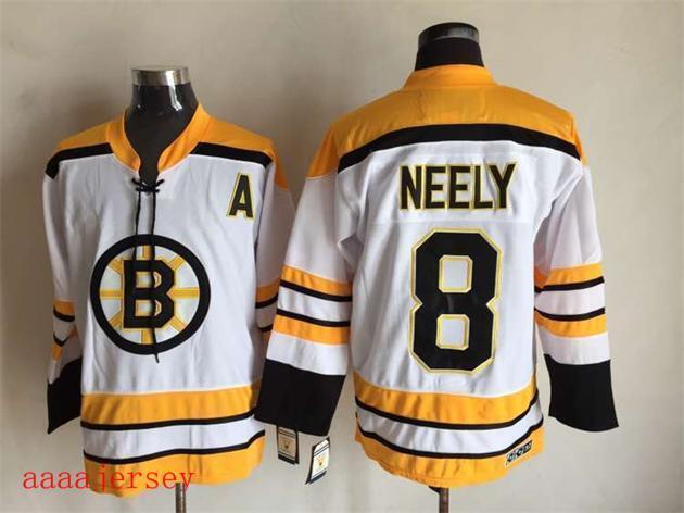 Boston Bruins retro ice hockey jersey M-3XL 波士顿棕熊队复古冰球服 1