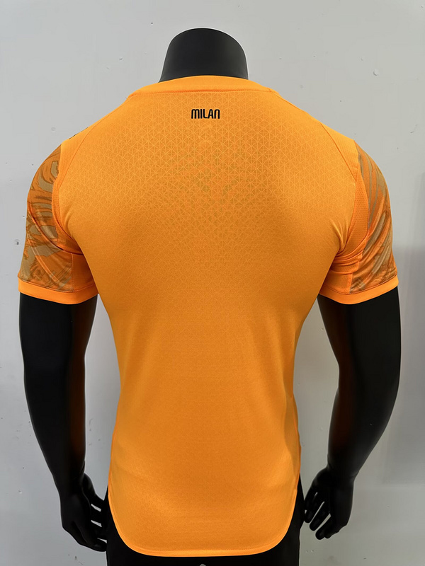 25-26 AC Milan Orange Kit Special Edition Player Version Soccer AAAAJersey Yupoo S-2XL 1
