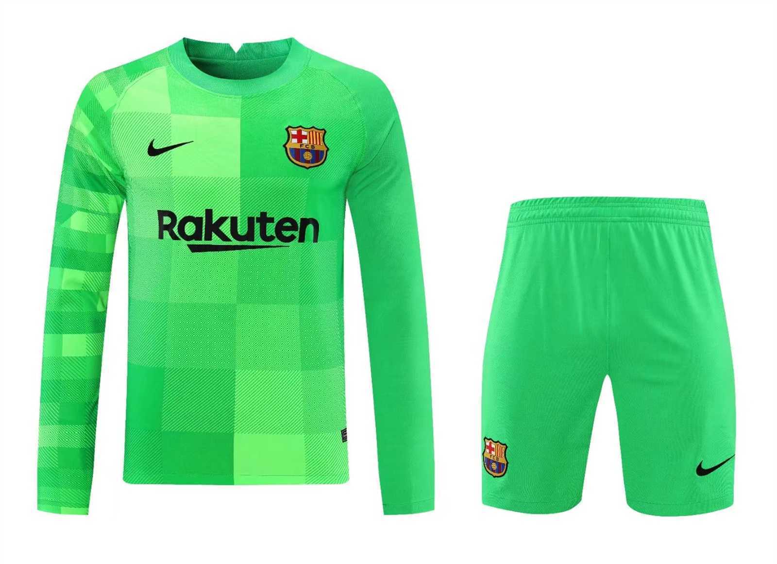 21-22 Barcelona green goalkeeper long sleeve 11