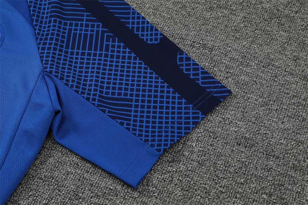 22-23 PSG training suit short sleeve kit blue 2