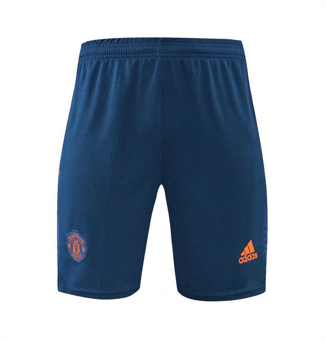 22-23 Manchester United Training Suit Short Sleeve Kit Blue 5