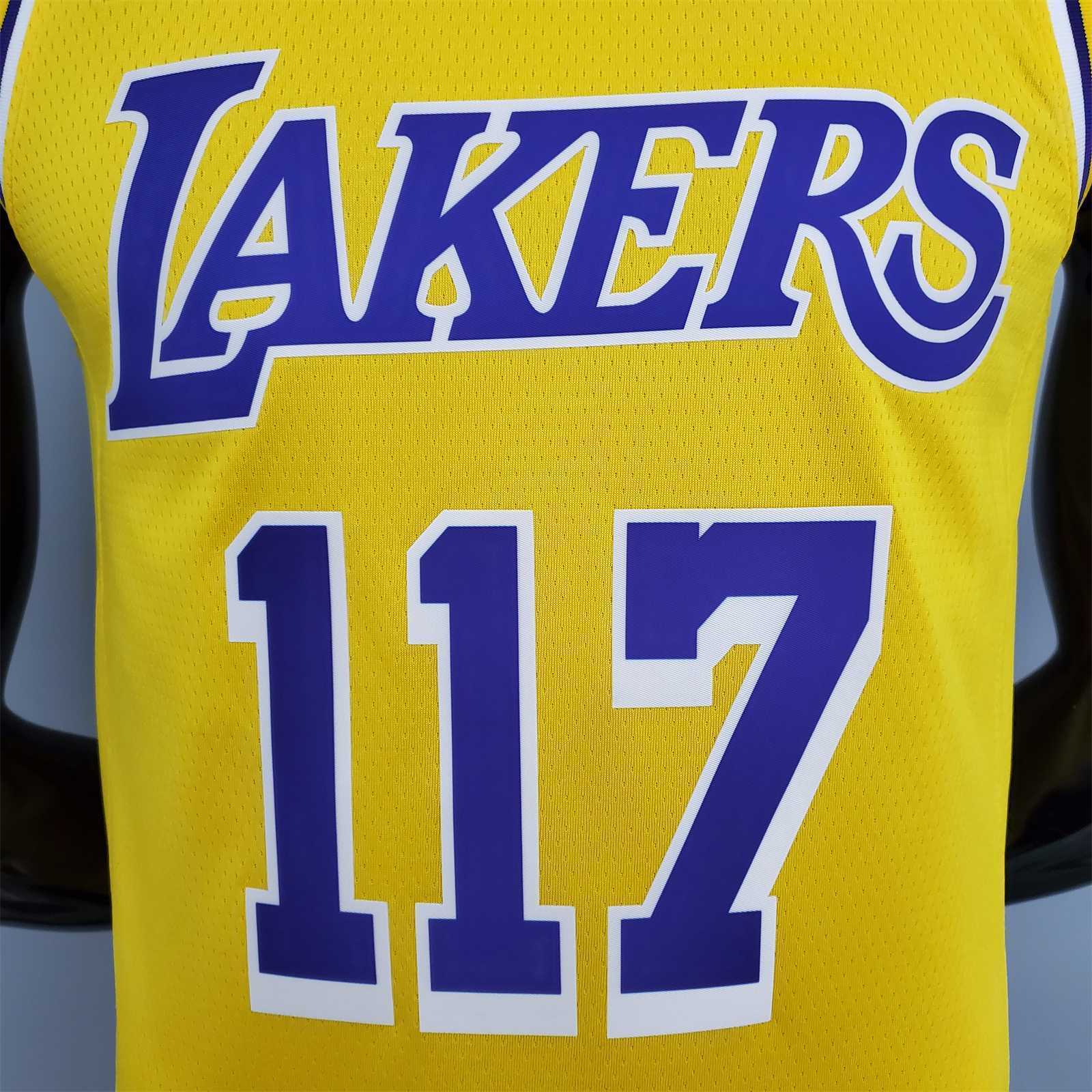 75th Anniversary master chief#117 Lakers White X-BOX Joint Yellow 7