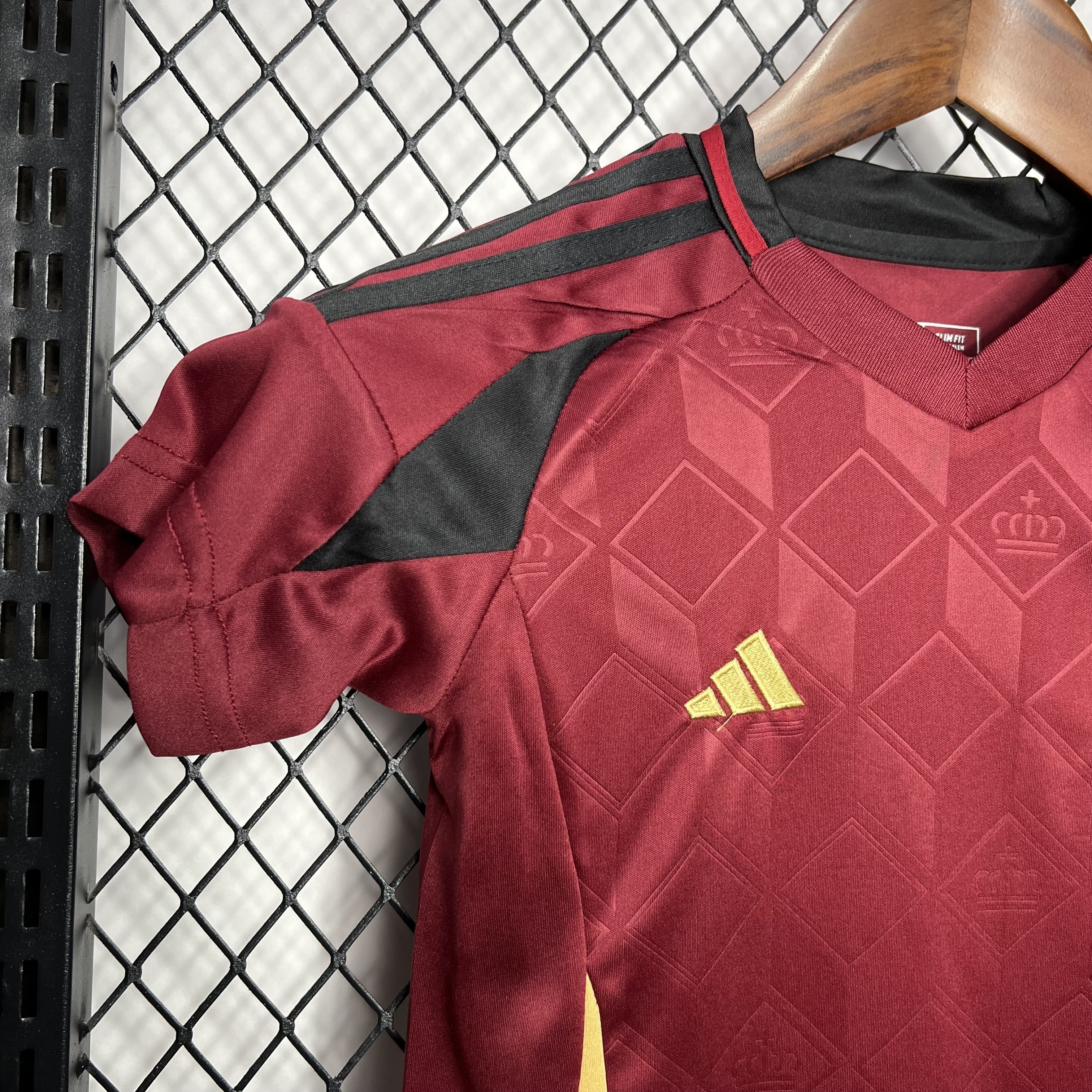 2024 Belgium Home Kid Kits Children Sets Football Jerseys Yupoo 3