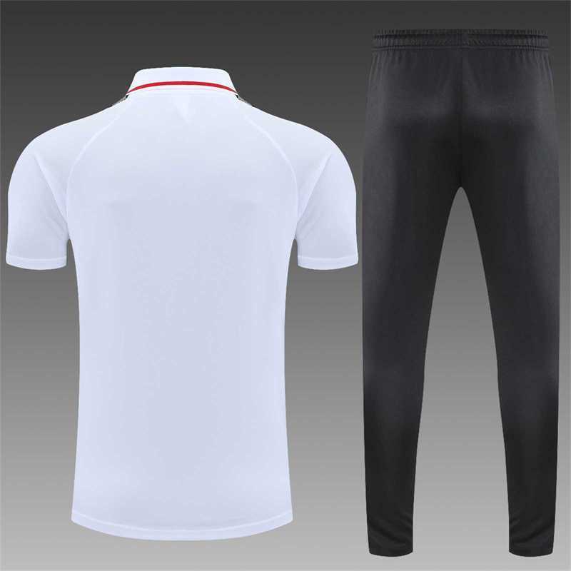 Polo Bayern white with red logo 9