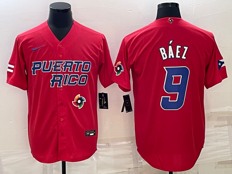 Puerto Rico 2023 World Cup Baseball Jerseys 5