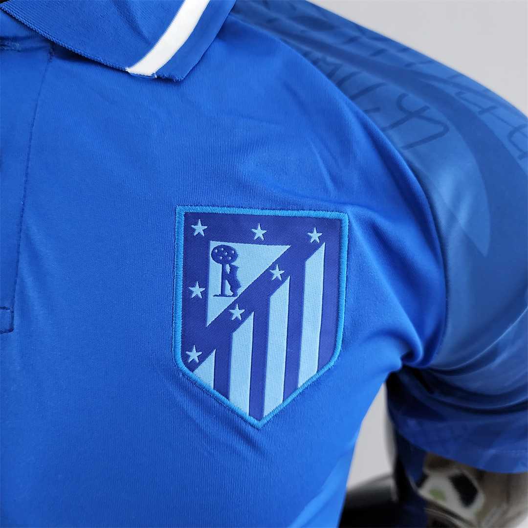 22-23 Atletico Madrid blue POLO 3