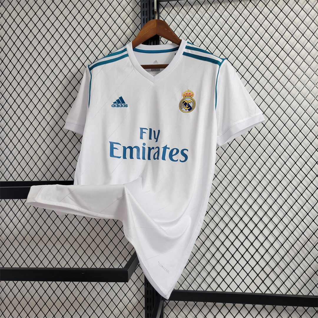 17-18 Real Madrid home white player version 10
