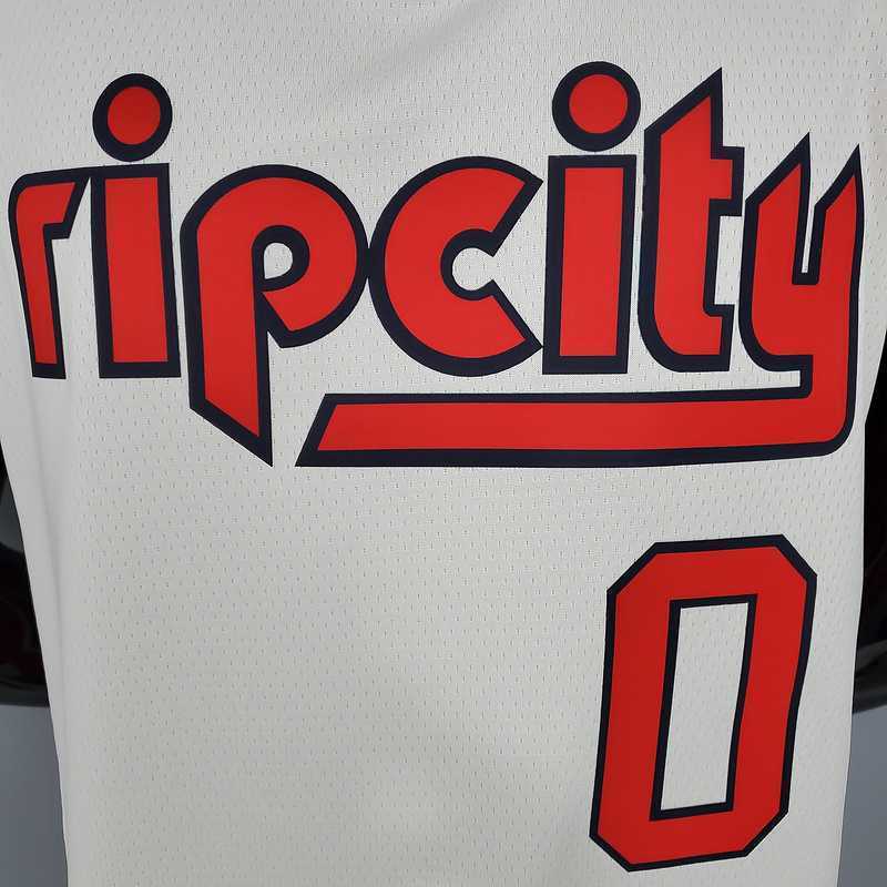 LILLARD#0 Portland Trail Blazers Beige 7
