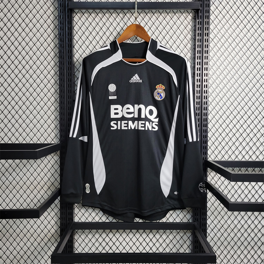06-07 Real Madrid third away Long Sleeve