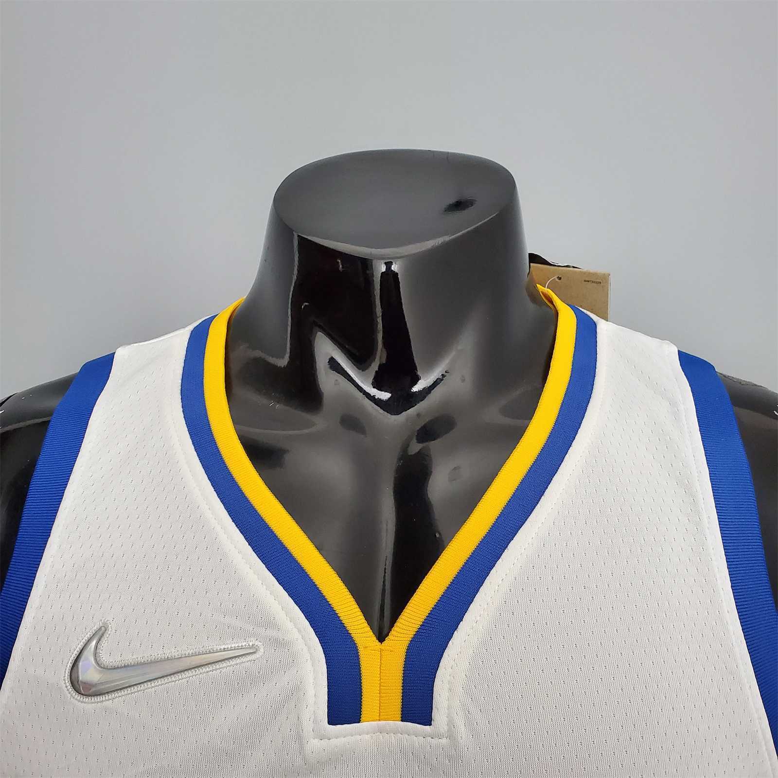 75th Anniversary Curry#2974 Warriors White 1