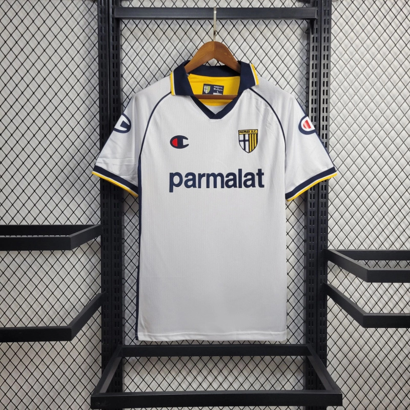 03-04 Parma Away Retro Kit Vintage Shirt Football AAAAJersey Supplier