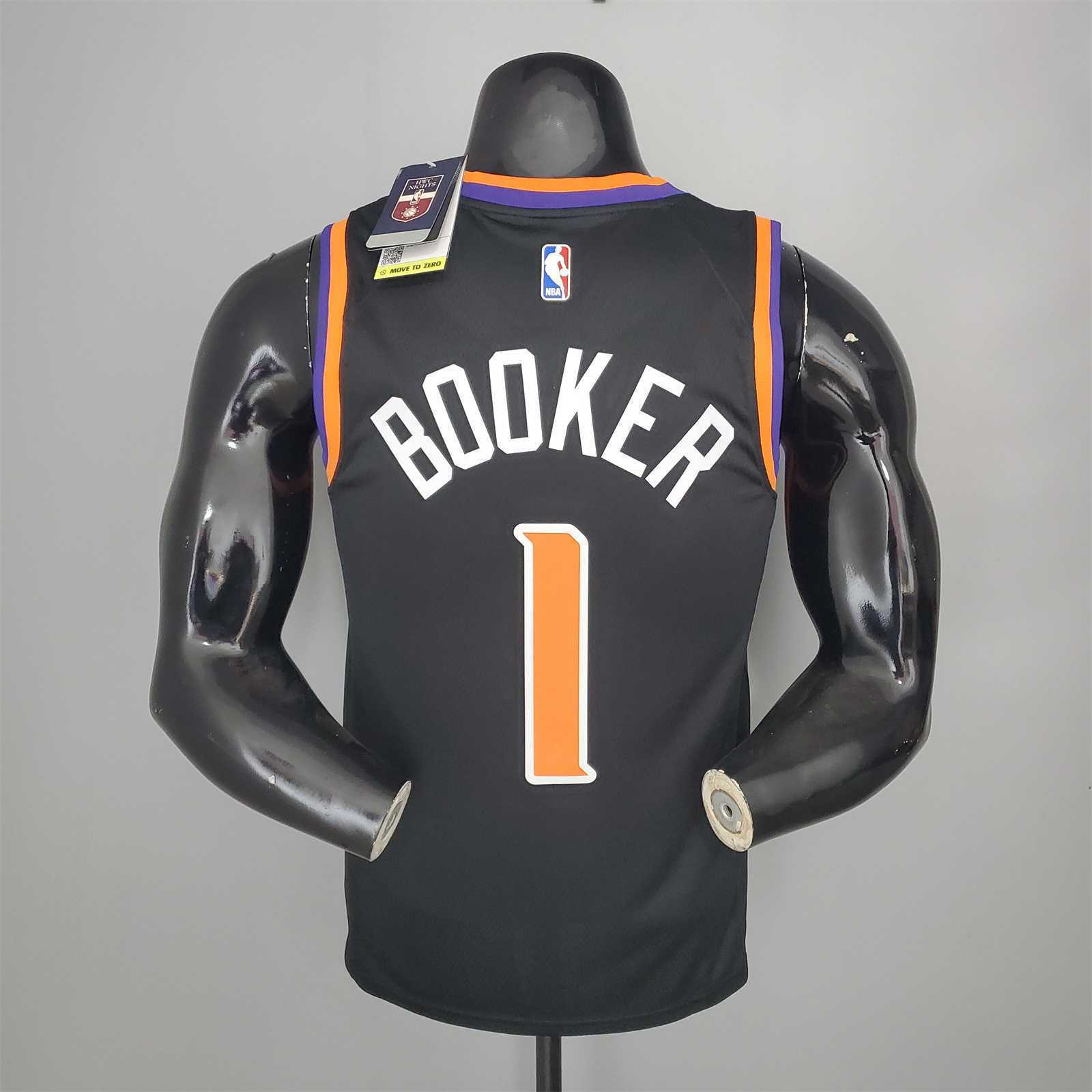 2021 BOOKER#1 Suns Black 4
