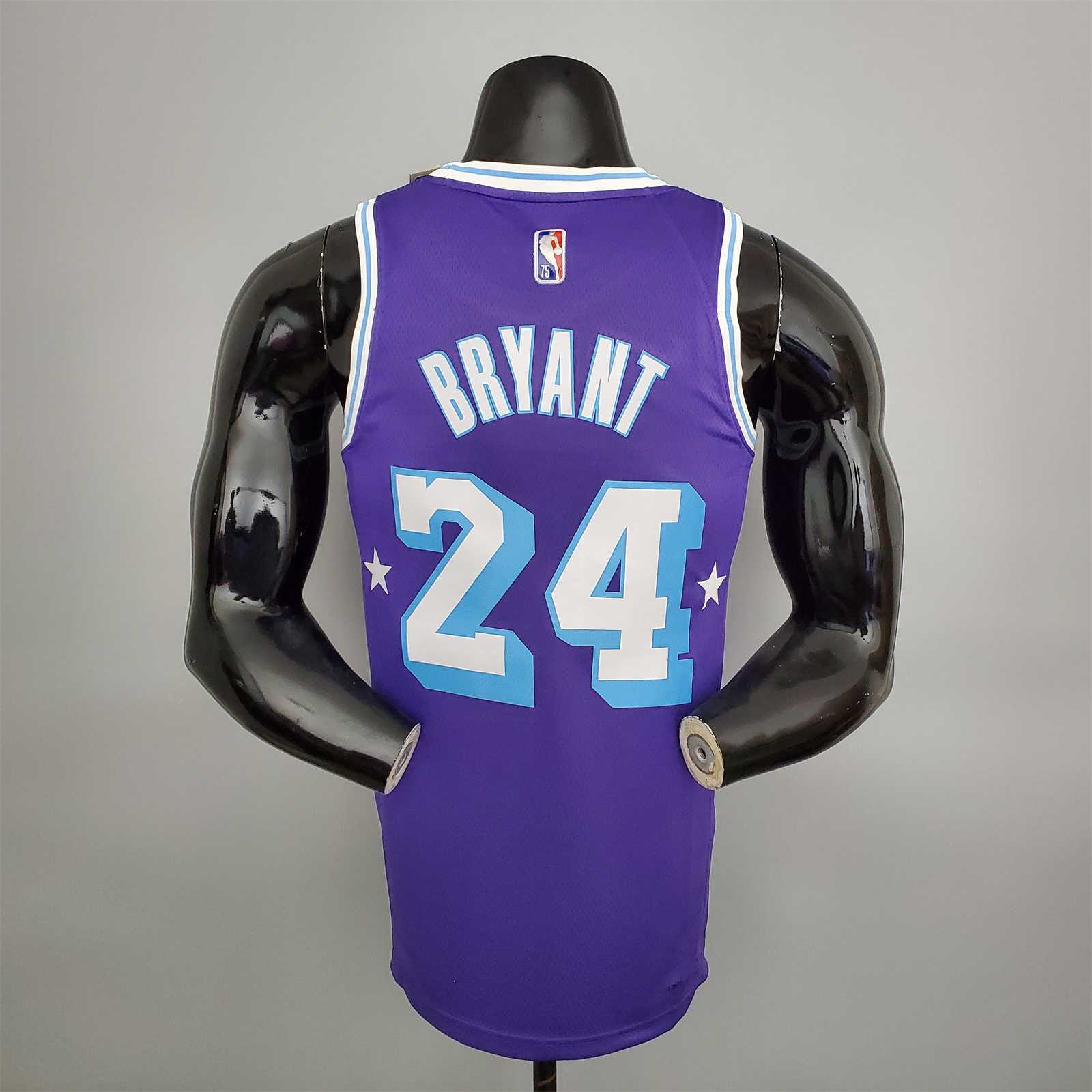 2022 75th Anniversary BRYANT#24 Lakers City Edition Purple 3