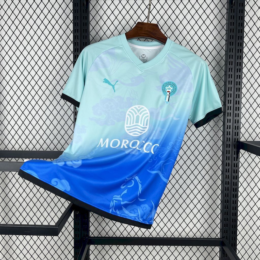2025 Morocco Blue Special Edition Shirt Football Uniform AAAAJersey Supply Yupoo
