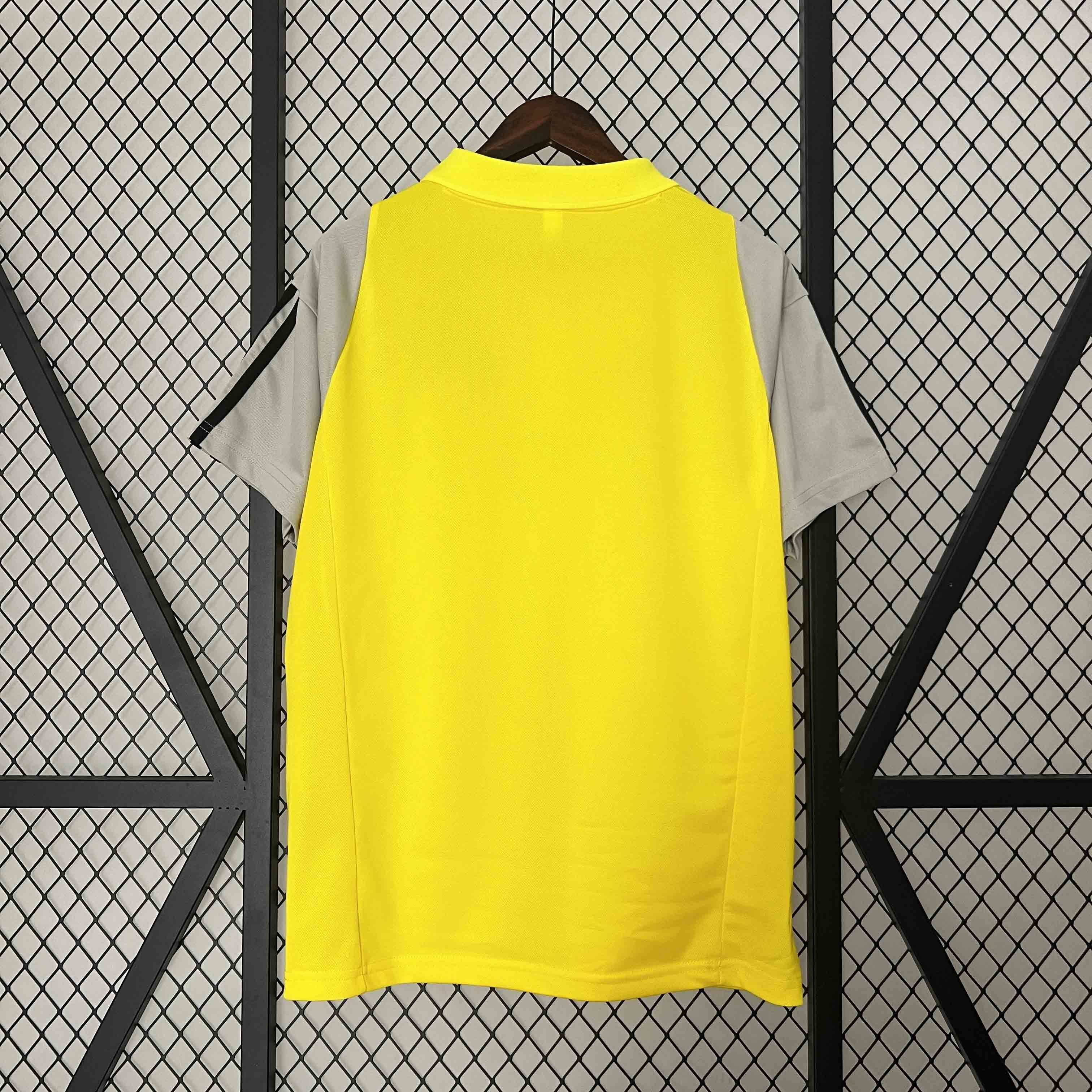 2024 Flamengo Training Yellow Polo Shirt Jersey Supplier Yupoo 1