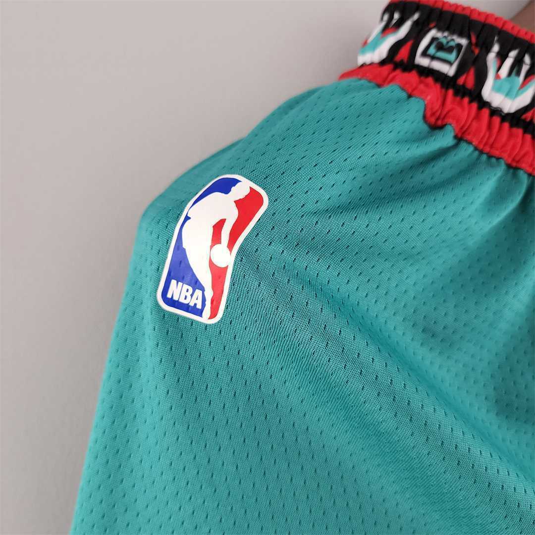 Memphis Grizzlies NBA Shorts Green 4