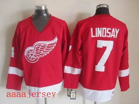 Detroit Red Wings retro ice hockey jersey M-3XL 底特律红翼队复古冰球服 10