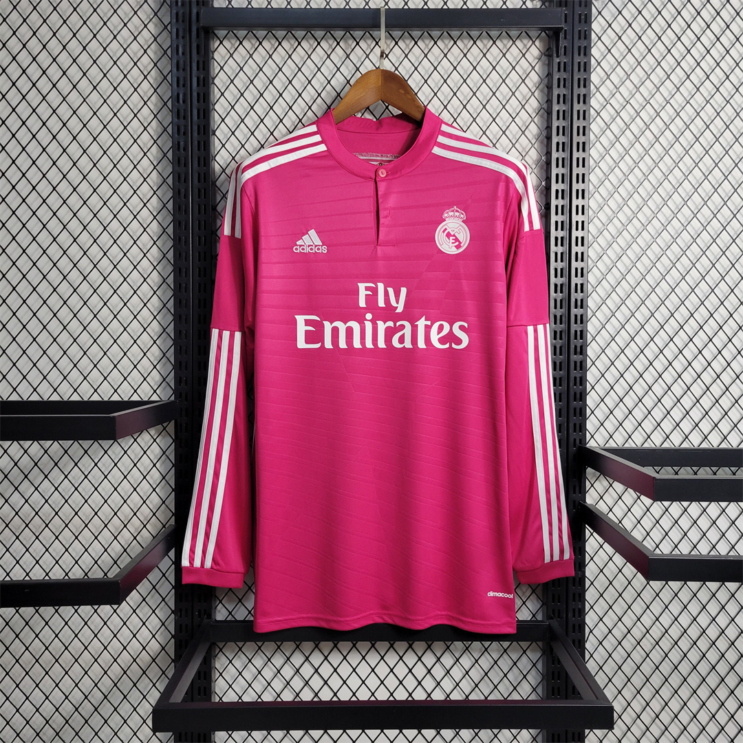 14-15 Real Madrid away long Sleeve 4