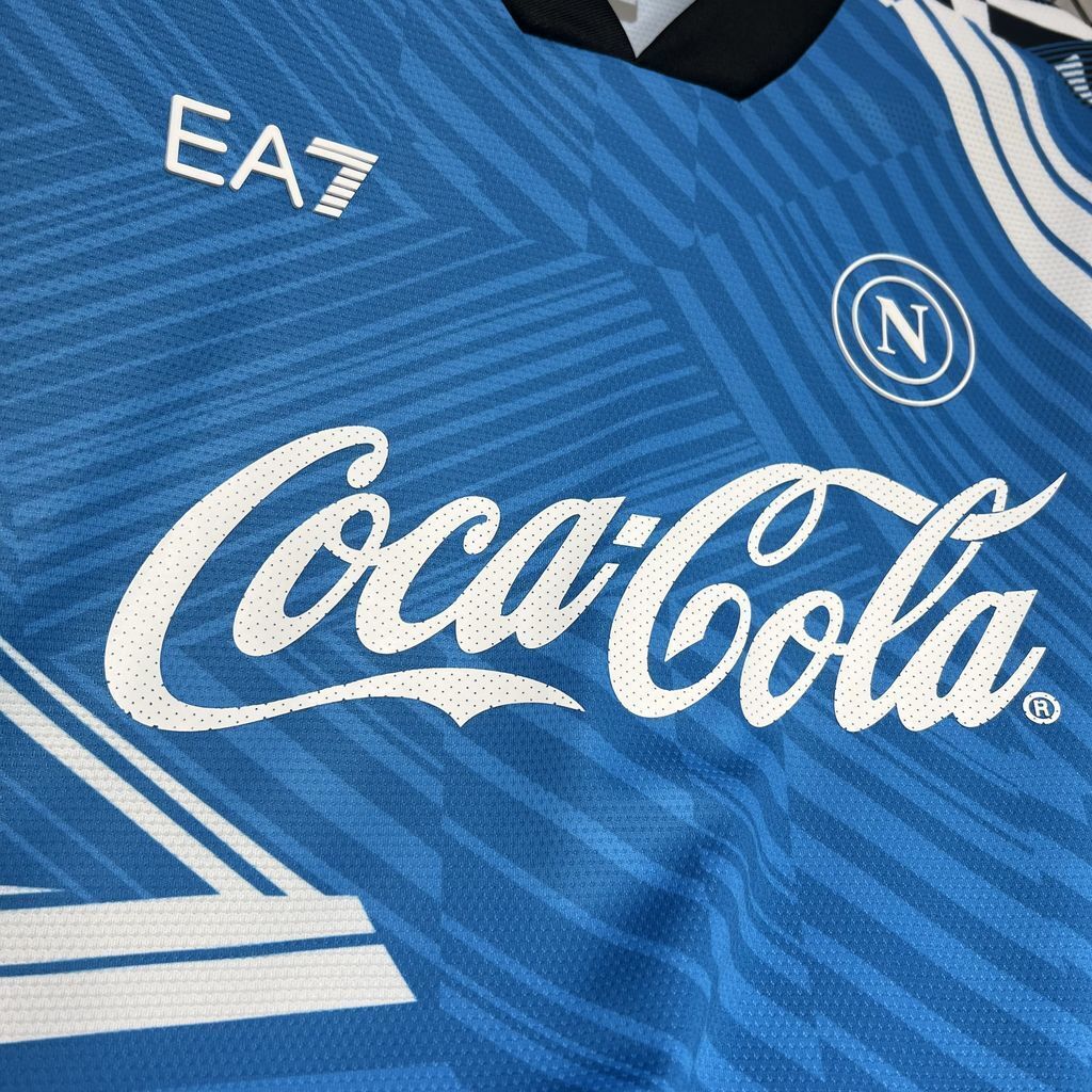 24-25 Napoli Pre-Match Blue Shirt AAAAJersey Supplier Yupoo 5