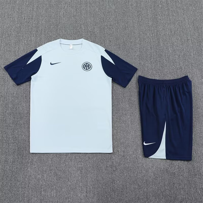 25-26 Inter Milan White Training Kits Football Tracksuits 1