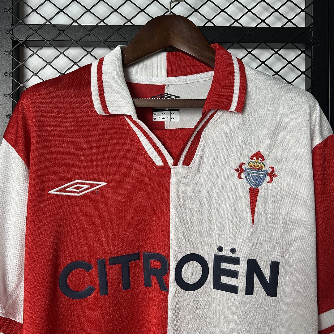 01-02 Celta Away Retro Kit Vintage Shirt AAAAJersey Wholesale Yupoo 2