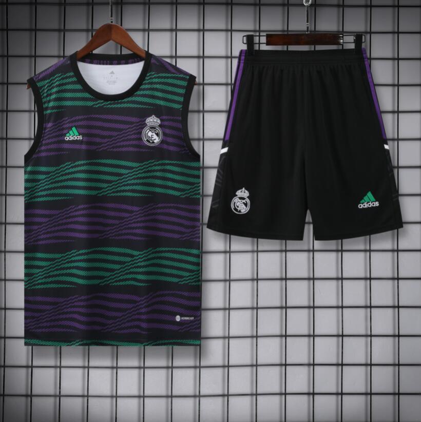 23-24 Real Madrid Training Vest Kit S-XXL Soccer Jerseys
