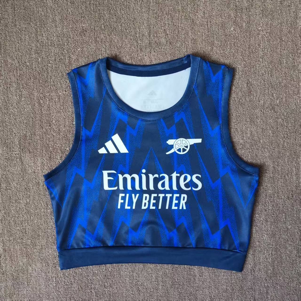 25-26 Arsenal Away Women Yoga Vest Kit Soccer T-Shirt AAAAJersey Supply Yupoo