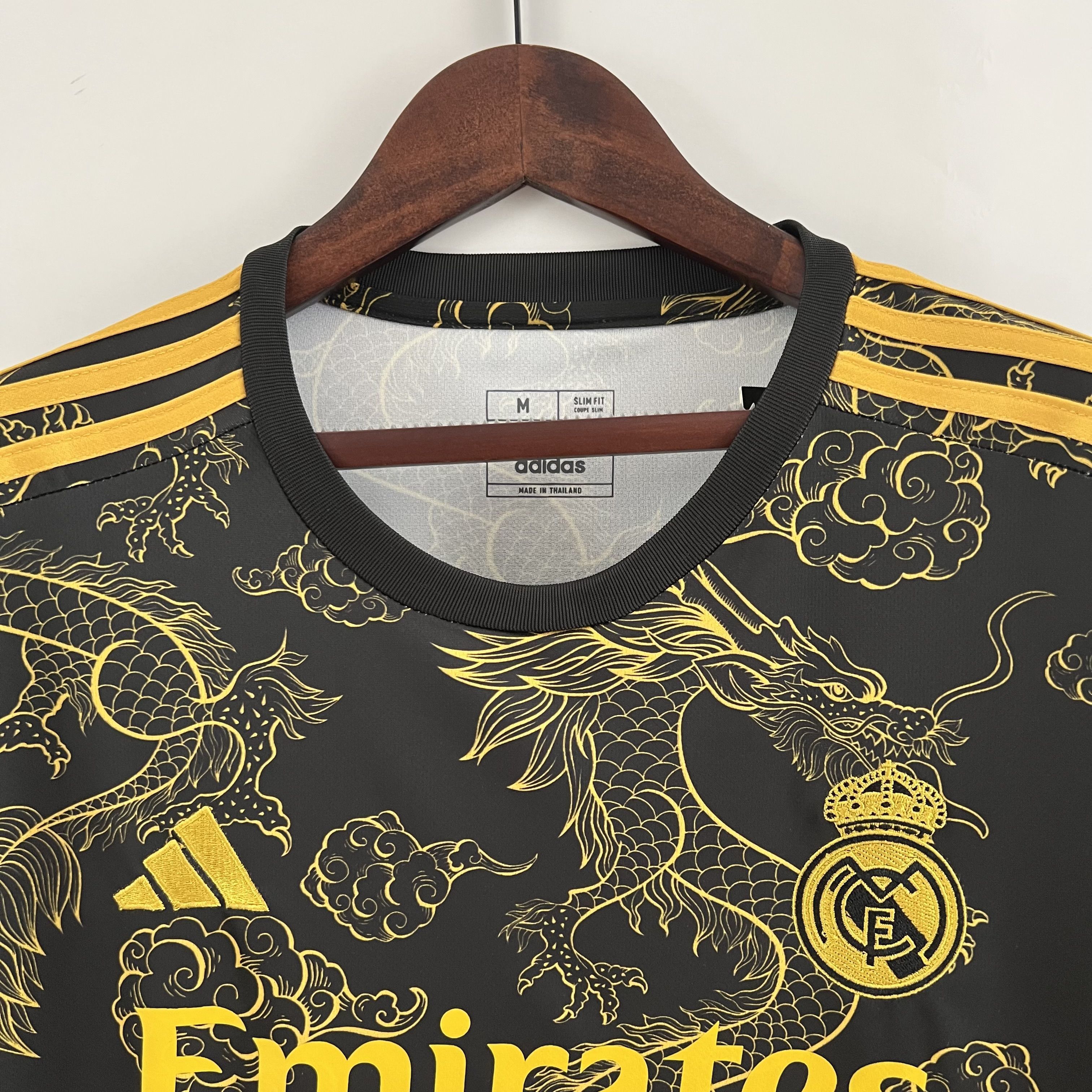 23-24 Real Madrid Special Edition Kit Golden Dragon Shirt Football Jerseys Yupoo 7