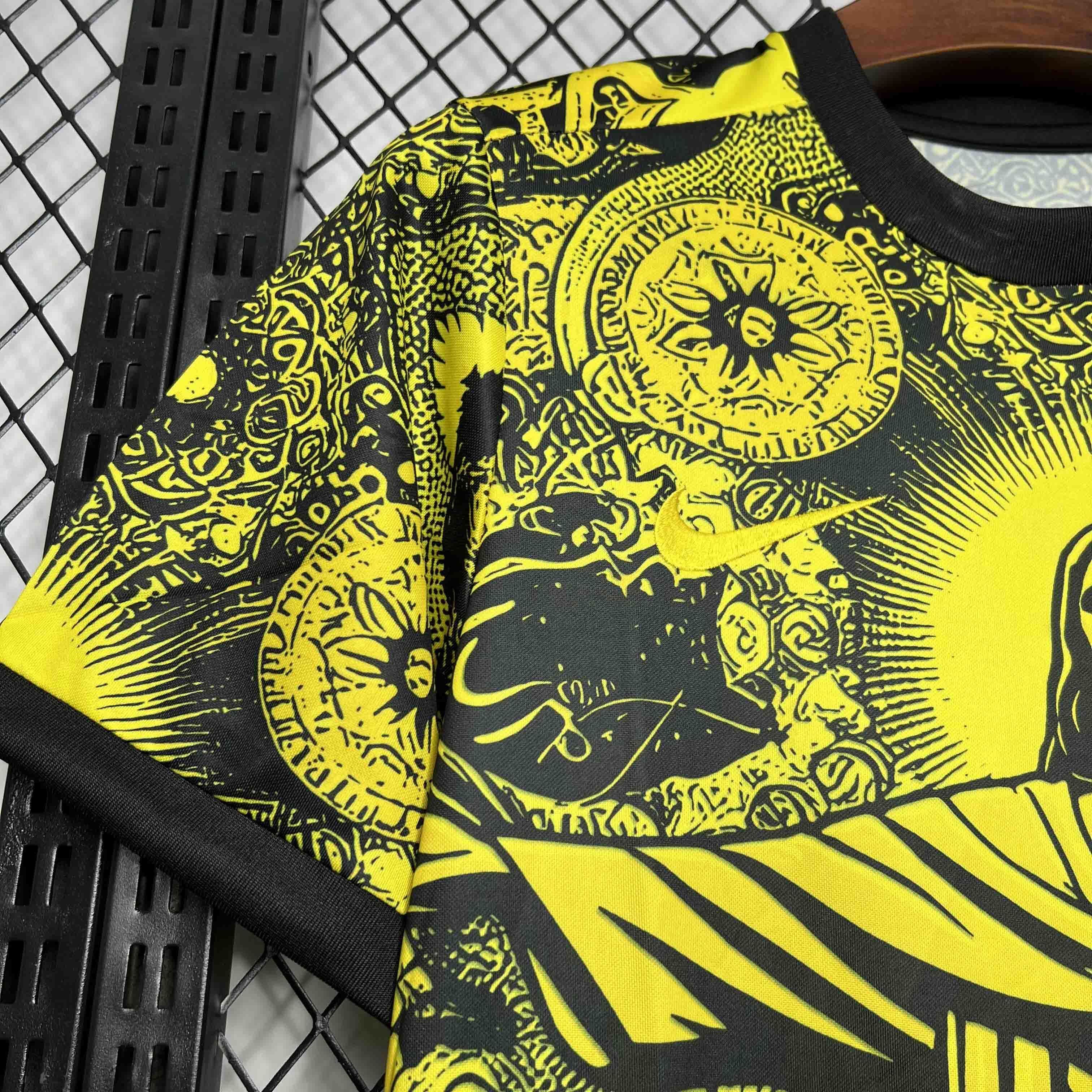 24-25 Brazil Jesus the Redeemer Yellow Special Edition Kit AAAAJersey Supplier Yupoo 2