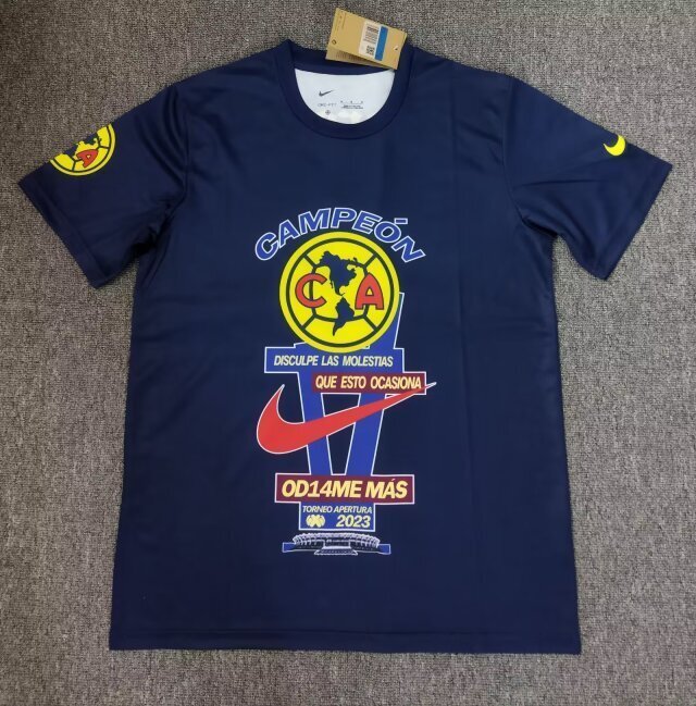2023 Club de Futbol America Away Campeon Corona Kit Cheap Soccer Jersey