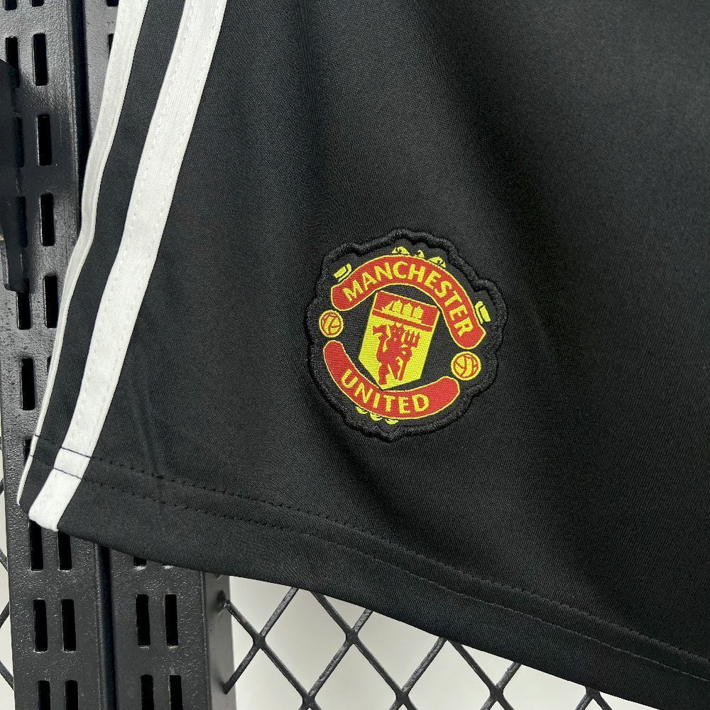 25-26 Manchester United Home Kit Shorts Soccer AAAAJersey Yupoo S-2XL 1