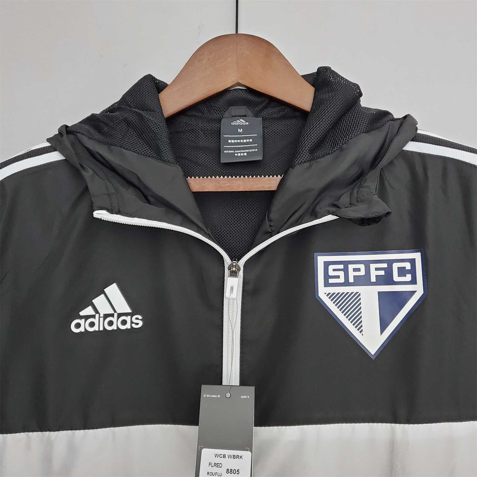 22-23 Sao Paulo blackwhiteblue Windbreaker 6