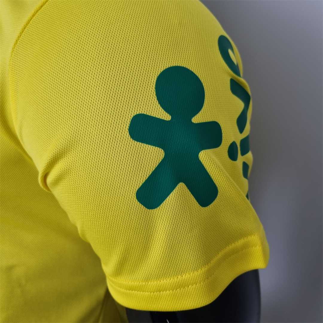 Brazil Low Neck POLO yellow 3
