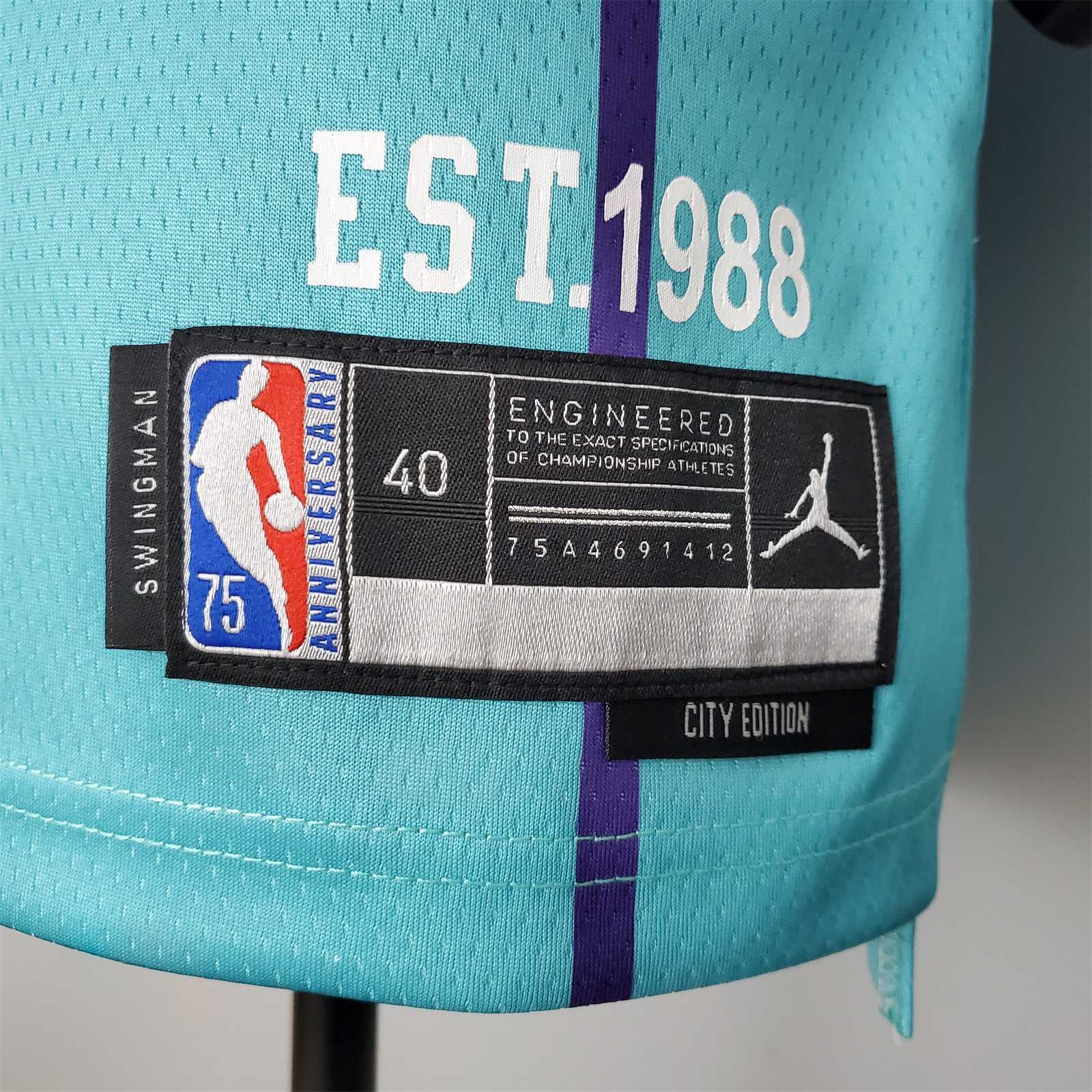 2022 OUBREJR.#12 Hornets City Edition Blue 4