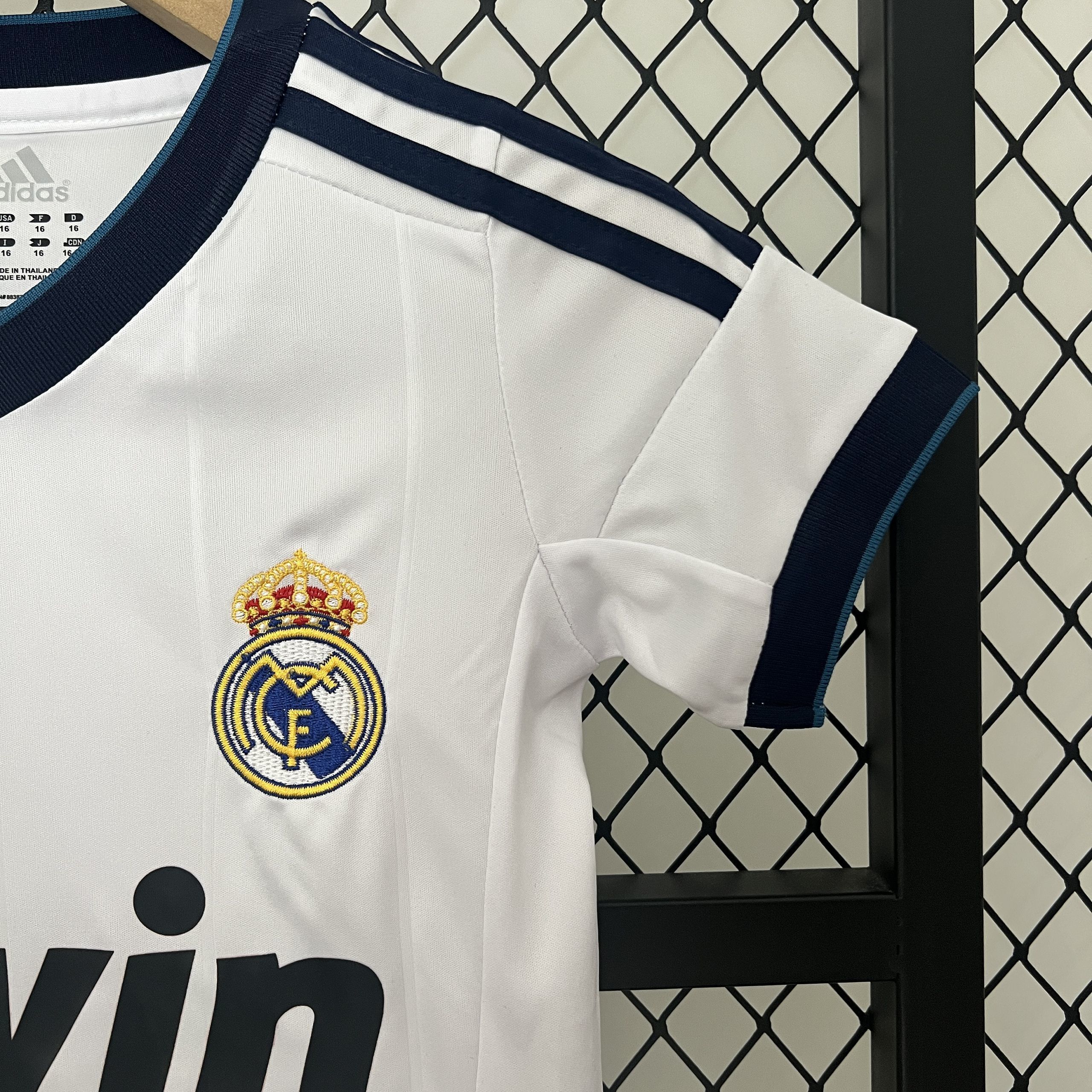 12-13 Real Madrid Home Retro Kid Kits Children Sets Best Jerseys Yupoo 6