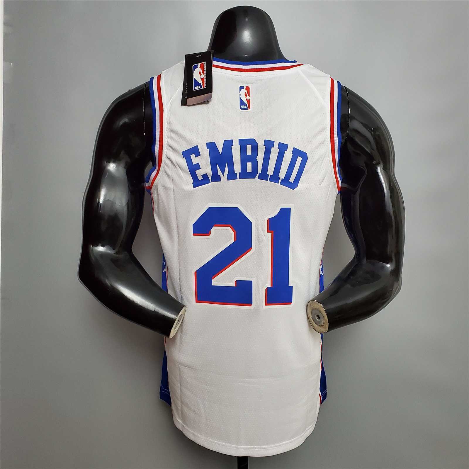 Embiid #21 Detroit Pistons white1684437079000 7