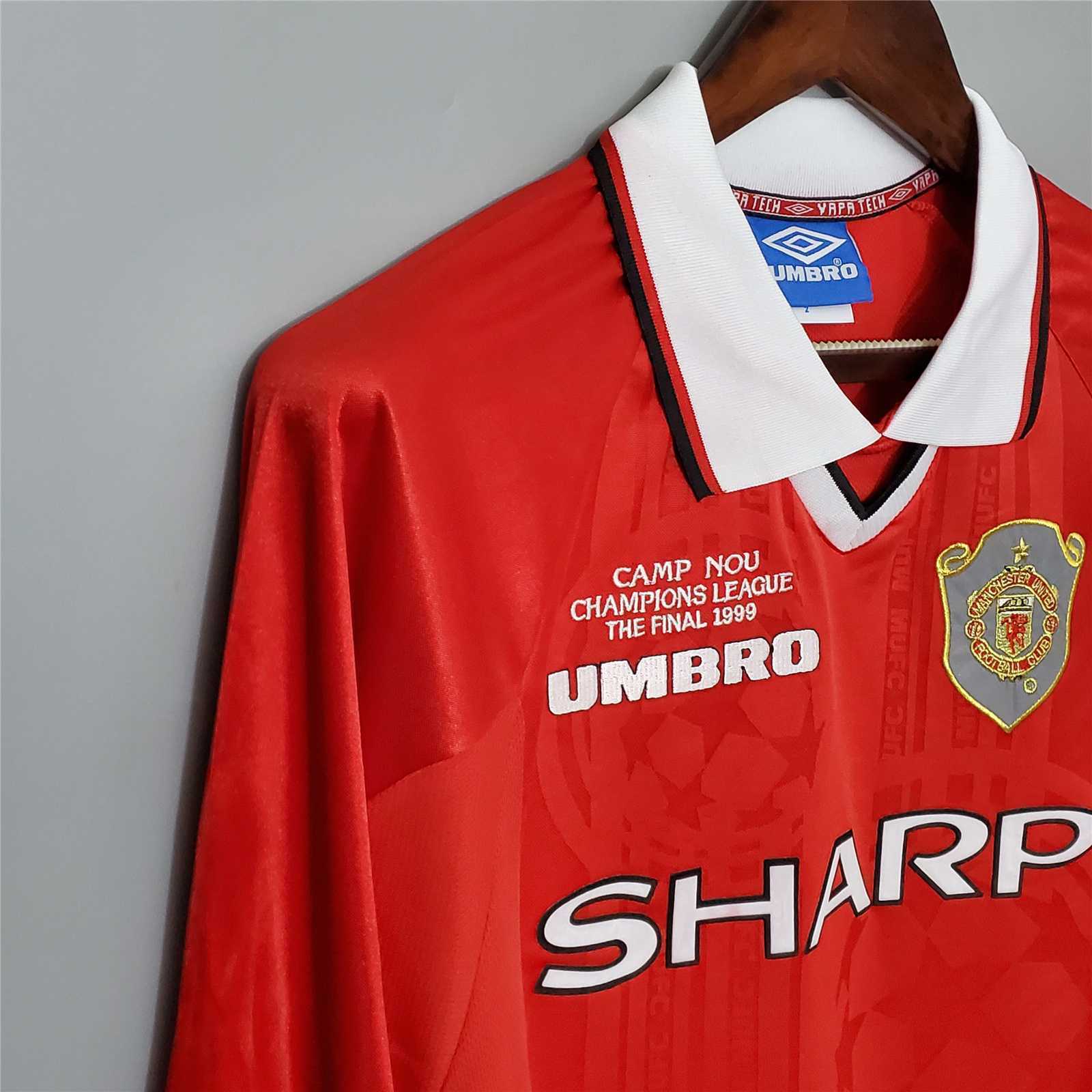 99-00 Manchester United home long sleeve 8