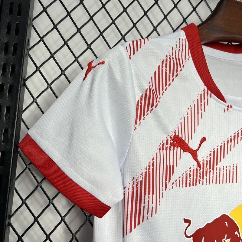 24-25 RB Leipzig Home Kid Kits Youth Apparels Football AAAAJersey Yupoo 3