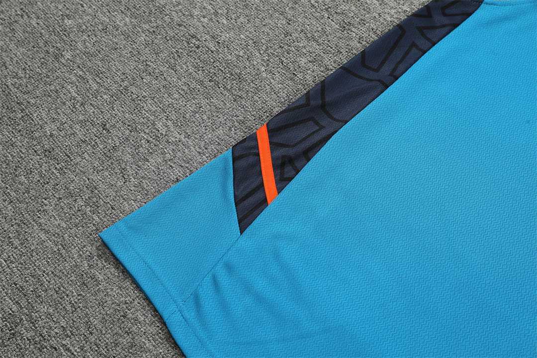 22-23 Manchester United vest training suit kit Blue 5