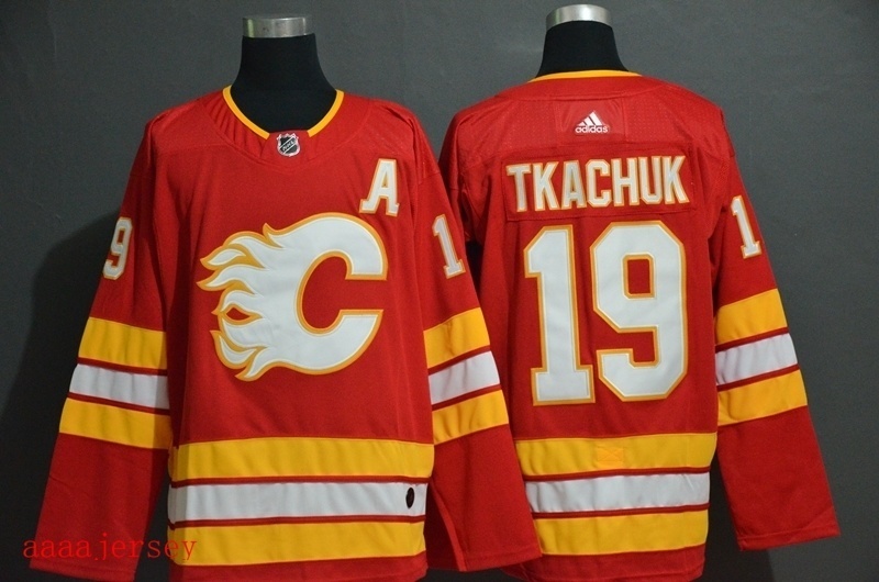 Calgary Flames ice hockey jersey M-3XL 卡加利火焰队冰球服