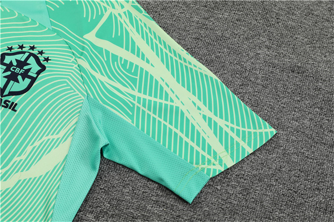 2023 Brazil training suit green 5