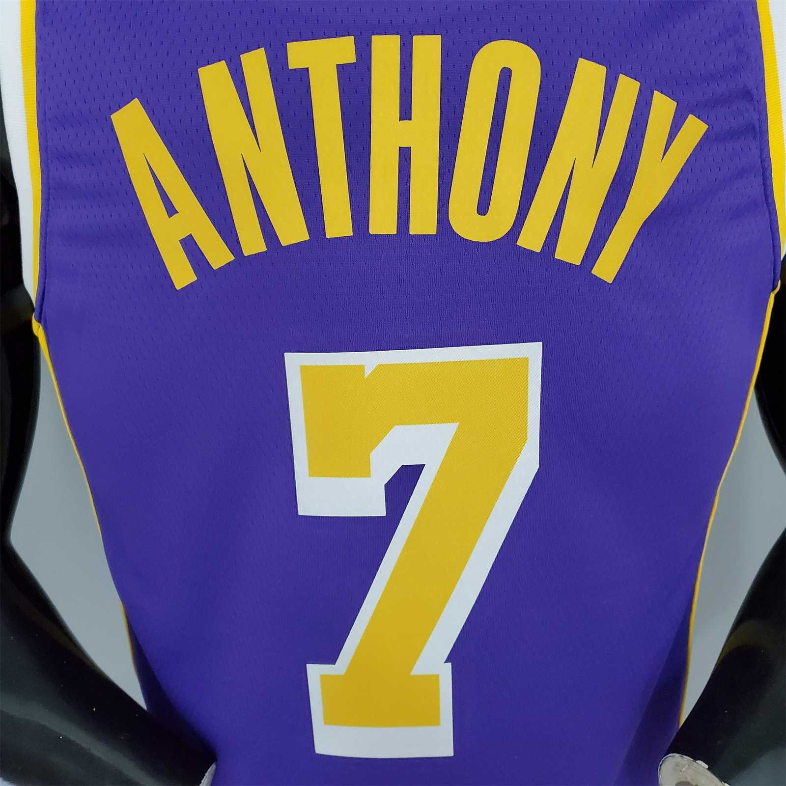 ANTHONY#7 Lakers purple 3