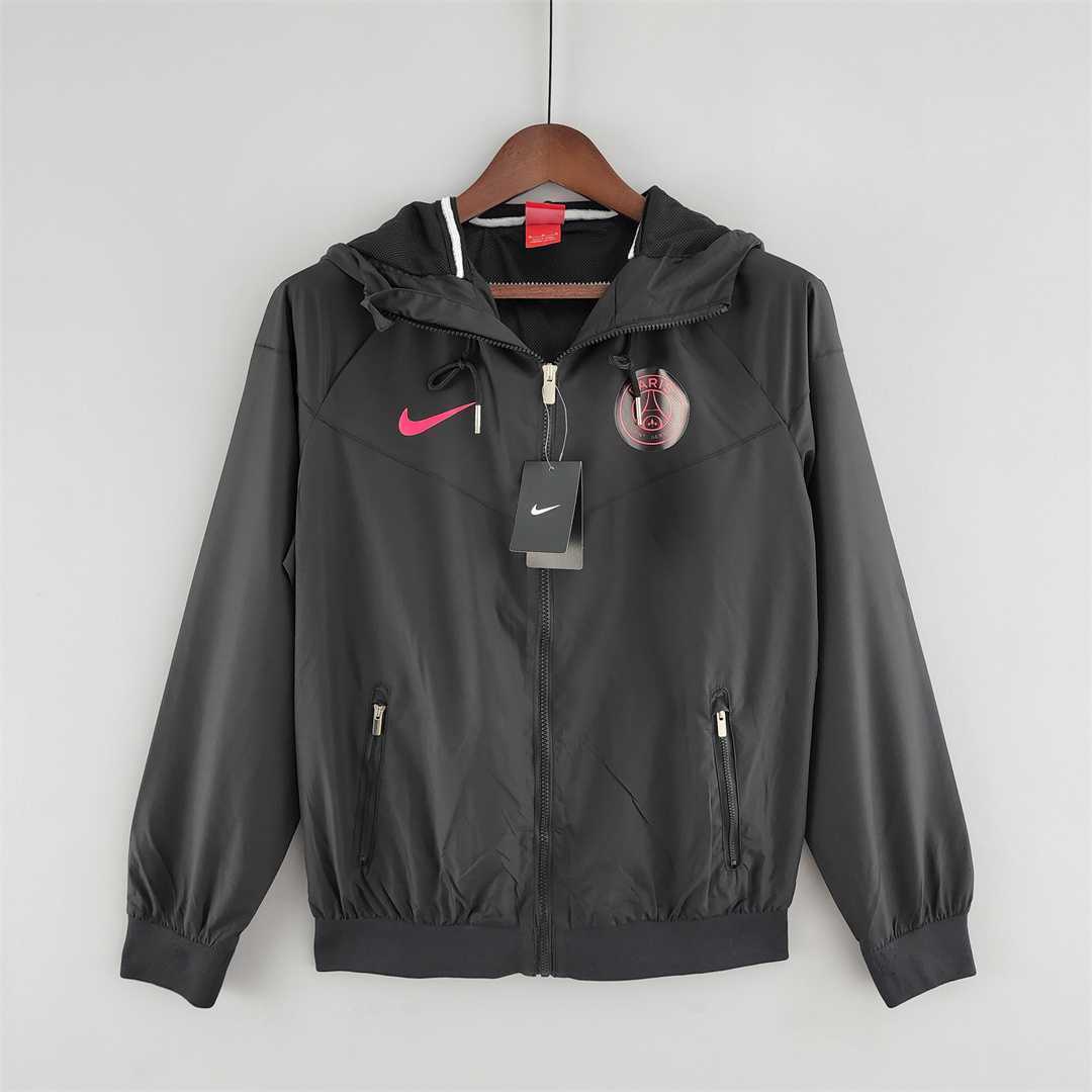 22-23 PSG black Windbreaker