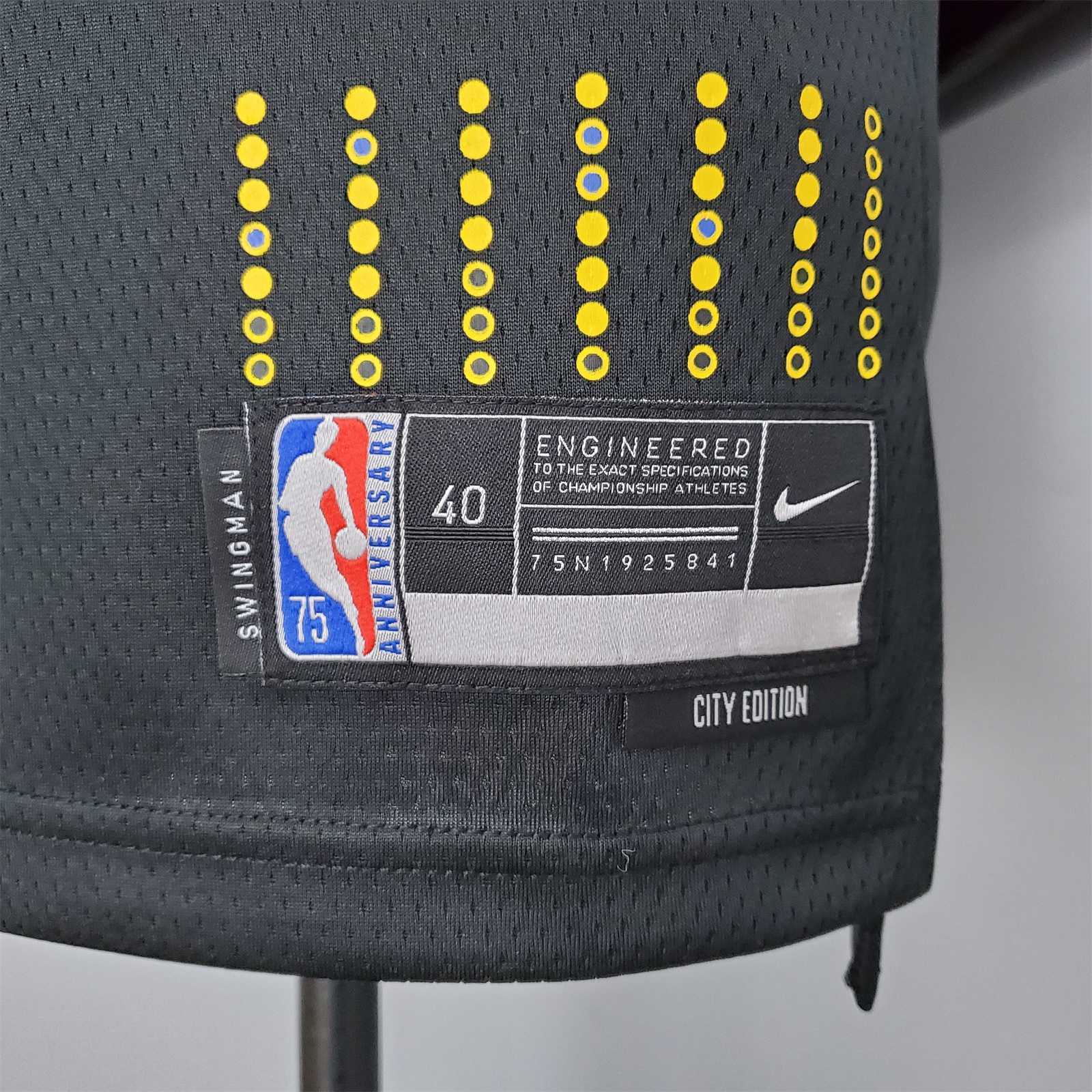 75th Anniversary Curry #2974 Warriors Black 5