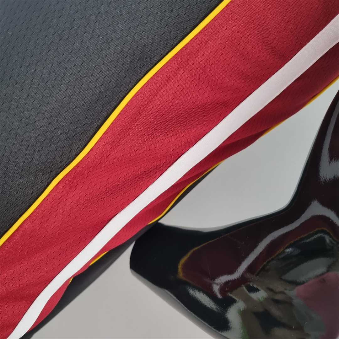 75th Anniversary Miami Heat WADE #3 black NBA Jersey 5